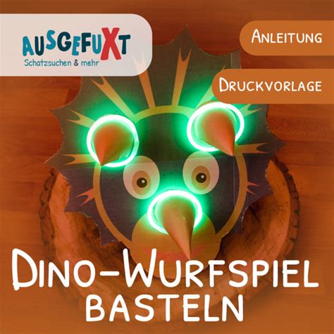 Dino Wurfspiel Anleitung Und Druckvorlage Ausgefuxt