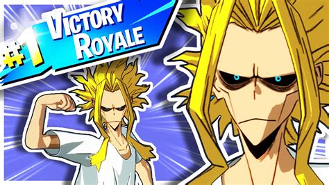 Fortnite MHA Toshinori Yagi Win PS5 Gameplay YouTube