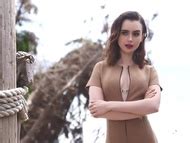 Naked Lily Collins In Shape Magazine Behind The Scenes