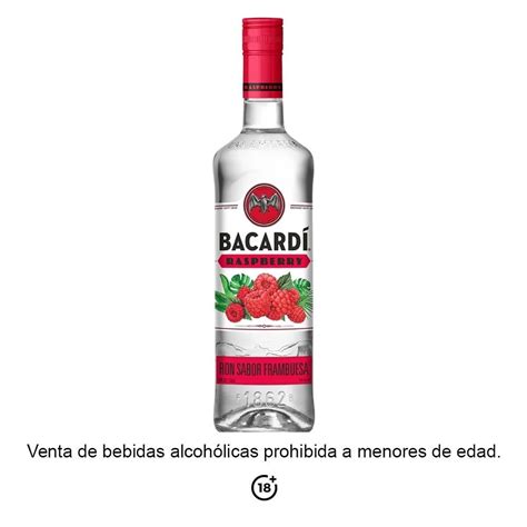 Ron Bacardí Raspberry 750 ml Bodega Aurrera en línea