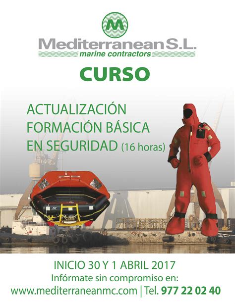 ActualizaciÓn En FormaciÓn BÁsica De Seguridad Mediterranean Mc