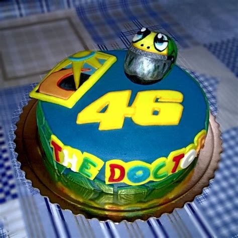 Birthday Cake Valentino Rossi Turtle 46 Torte Di Compleanno Torte