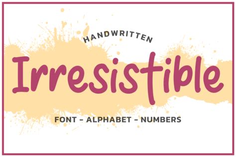 Irresistible Font Aplhabet Graphic By Fromporto Creative Fabrica