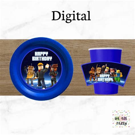 Roblox Plates And Cups Labels Digital