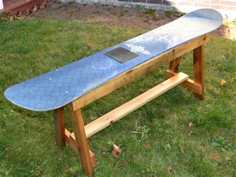 Snowboard Bench