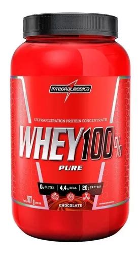 Suplemento En Polvo Integralmédica Whey 100 Whey 100 Pure Proteínas