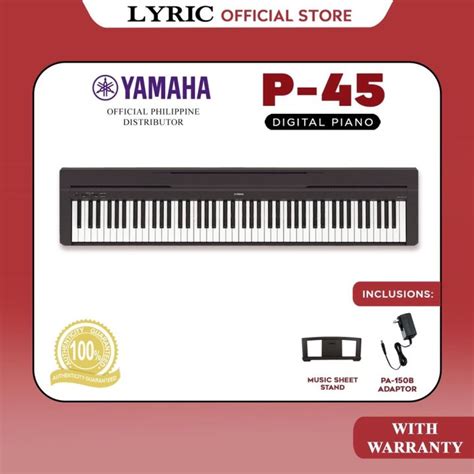 Yamaha P45 88 Key Weighted Action Digital Piano Lazada Ph