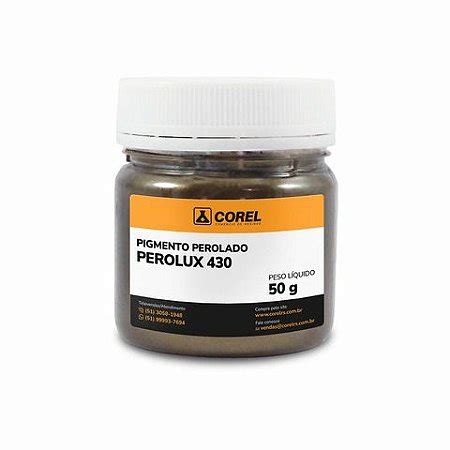 Pigmento Perolado Perolux 430 Marrom Café em Pó 50g Andromeda