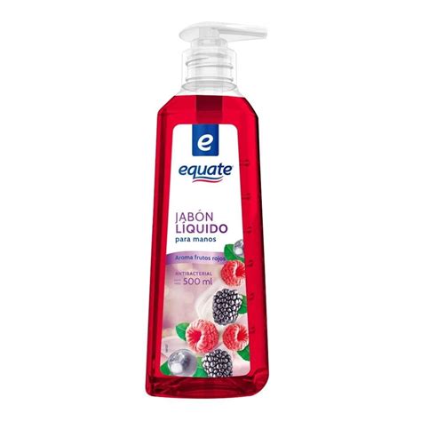 Jabón líquido para manos Equate frutos rojos 500 ml Walmart