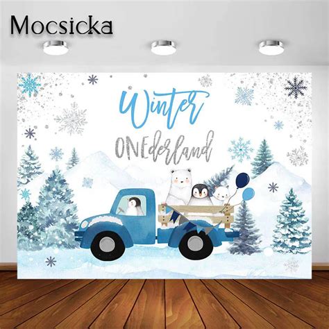 Mocsicka Toile De Fond D Hiver Onederland Pour Gar Ons D Corations De F