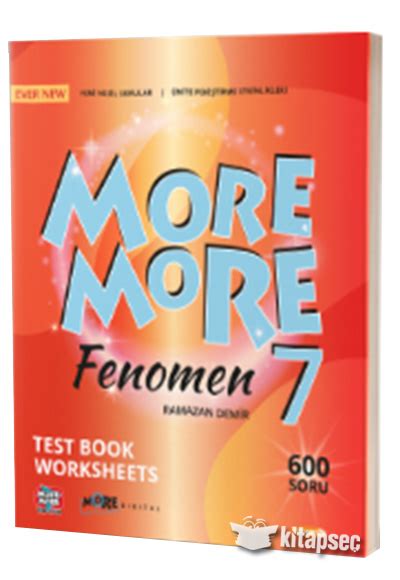 More More English 7 Fenomen Test Book Worksheets Kurmay ELT 9786057790910