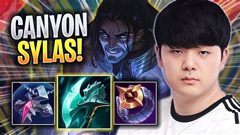 Canyon Perfect Game With Sylas Dk Canyon Plays Sylas Jungle Vs Lee