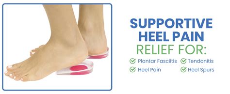 Amazon Vivesole Heel Cups For Heel Pain Relief Pairs Gel