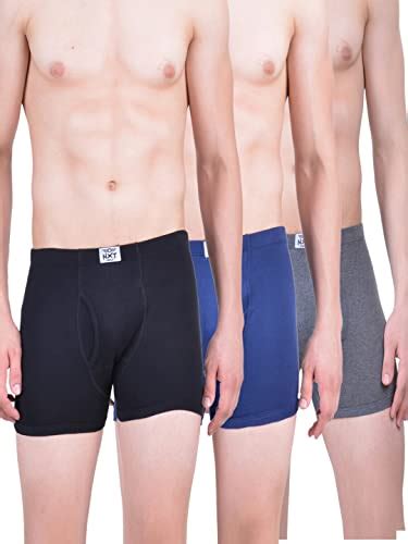 Buy Force Nxt Mens Pure Cotton Classic Regular Trunks Pack Of 3