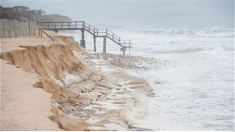 Montauk Beach Erosion 1 December 2018 Youtube