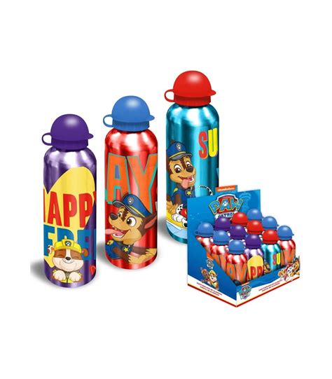 CANTIMPLORA ALUMINIO PAW PATROL 500 ML 3 MODELOS