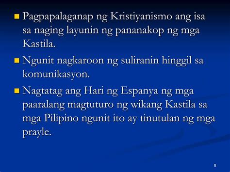 ano ang naging epektong kristiyanismo sa pilipinas mga ibat ibang ...