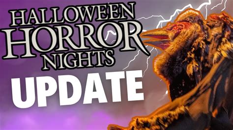 Halloween Horror Nights 2024 SCAREZONES CROWS Are BACK Universal