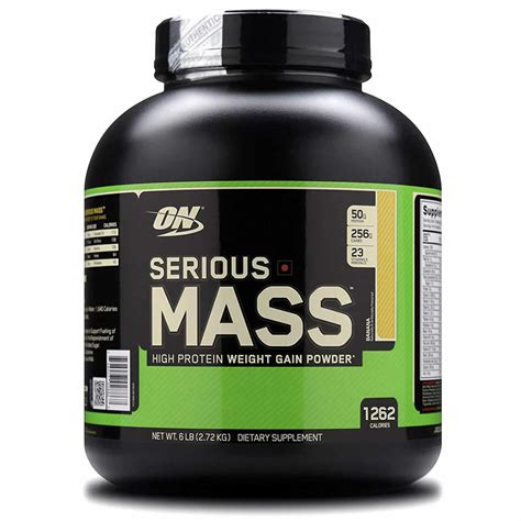 Optimum Nutrition Serious Mass Protein Mass Gainer 6 Lbs Protein