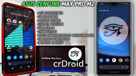 A13 CRDROID CUSTOM ROM FOR ASUS ZENFONE MAX PRO M2 FULL REVIEW OF