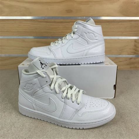 Gi Y Air Jordan Mid White Snakeskin Bq Sneaker Daily