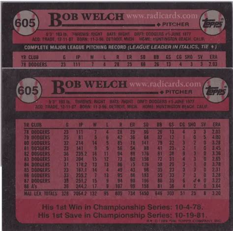 What Do We Know About 1989 Topps Error Cards Cardlines