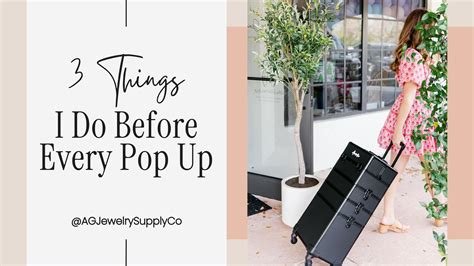3 Things I Do Before Every Pop Up – AG Jewelry Supply Co.