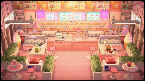 Pink Dessert Cafe Items For Animal Crossing New Horizons Acnh Nook