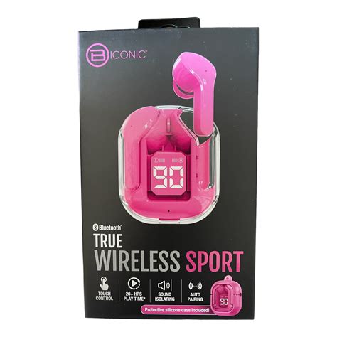 Audifonos Tws Biconic Sport Magenta Biconic Bc Au Be 142 Pk Bodega