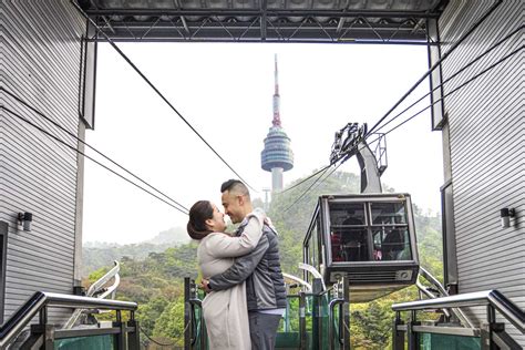 Ed's Proposal at Namsan Seoul Tower - | Seoul Photographer