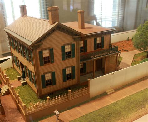 Model of Lincoln Home after remodel in Springfield, Illinois image ...