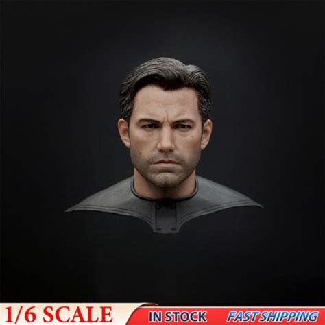 1 6 Heroes Ben Affleck Male Man Head Sculpt Fit 12 Hot Toys Worldbox Body Figure EBay