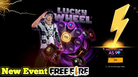 New Lucky Wheel Event In Free Fire Garena Free Fire New Event Free