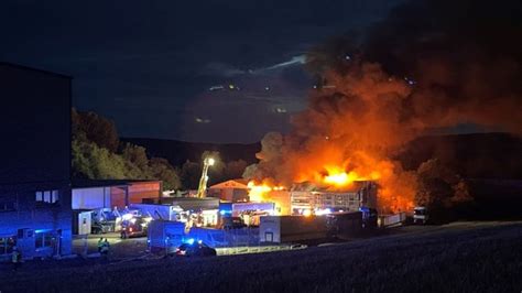 Brand im Hohenlohekreis Nach Großbrand mit Millionenschaden Polizei