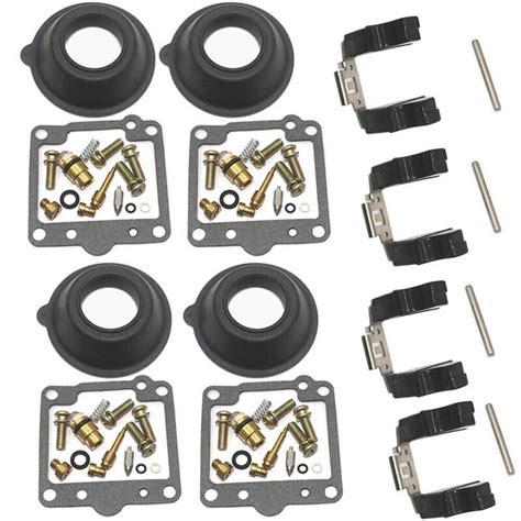 Carburetor Repair Kit 4 Sets Accessories Diaphragm Float FOR GS550 80