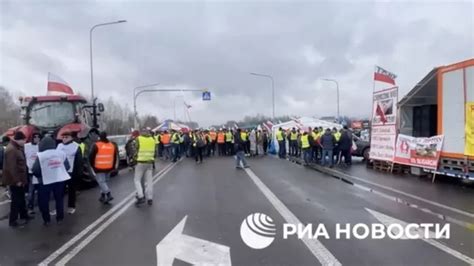 Польские фермеры заблокировали границу с Литвой из-за украинского зерна ...