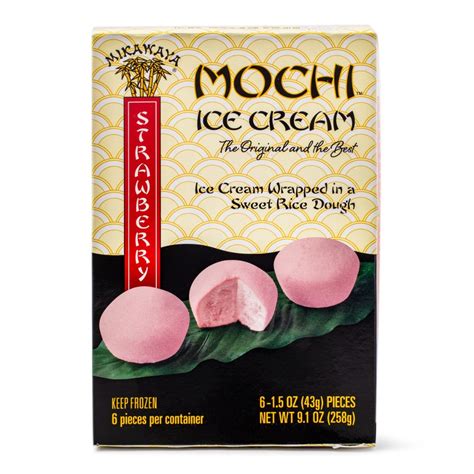 Mikawaya Mochi Ice Cream Strawberry Pc Weee