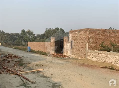 Kanal Boundary Wall Plot For Farm House On Barki Road Moza Hadyara