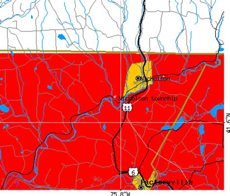 Nicholson township, Wyoming County, Pennsylvania (PA) Detailed Profile