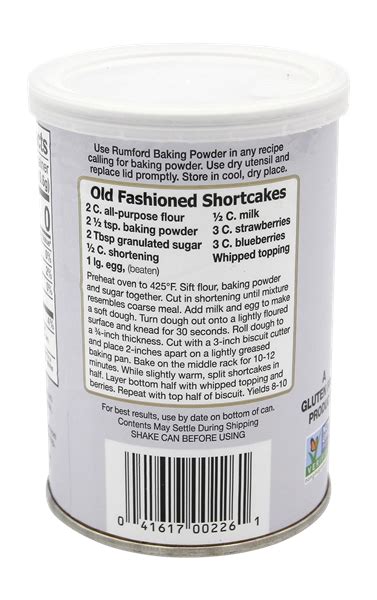 Rumford Baking Powder Reduced Sodium Hy Vee Aisles Online Grocery