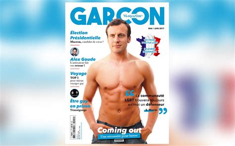 Quand Un Magazine LGBT Met Macron Torse Nu En Couverture Le Parisien