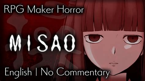 Misao RPG Maker Horror No Commentary YouTube