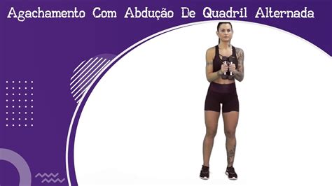 Agachamento Com Abdução De Quadril Alternada Youtube