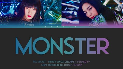 Red Velvet Irene Seulgi 아이린 슬기 Monster Color coded lyrics