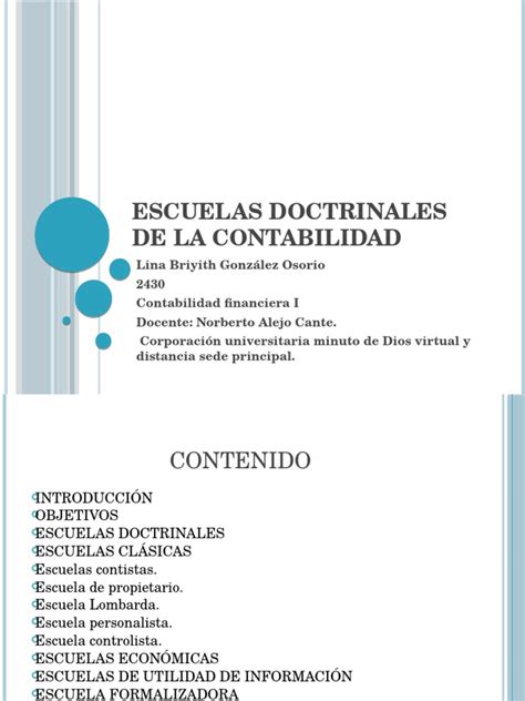 PDF Escuelas Doctrinales En Contabilidad DOKUMEN TIPS