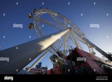 Beautiful Day At Melbourne Waterfront Stock Photo Alamy