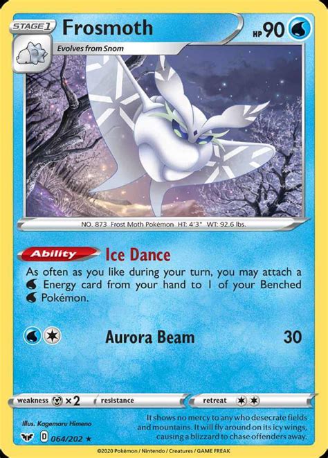 Kingdra Frosmoth Pokemoncard