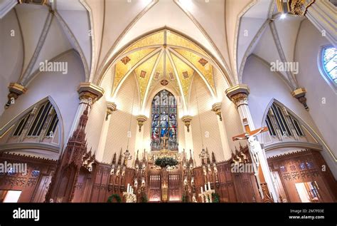 Catholic Church Interior Stock Photo - Alamy