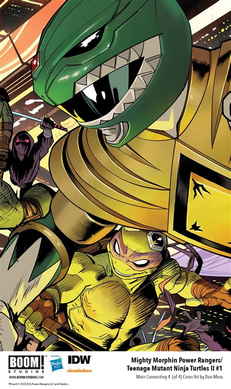 MMPR TMNT II 1 First Look BOOM Studios