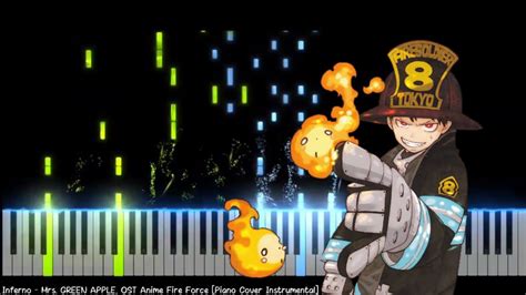 Inferno Mrs GREEN APPLE OST Anime Fire Force Piano Cover